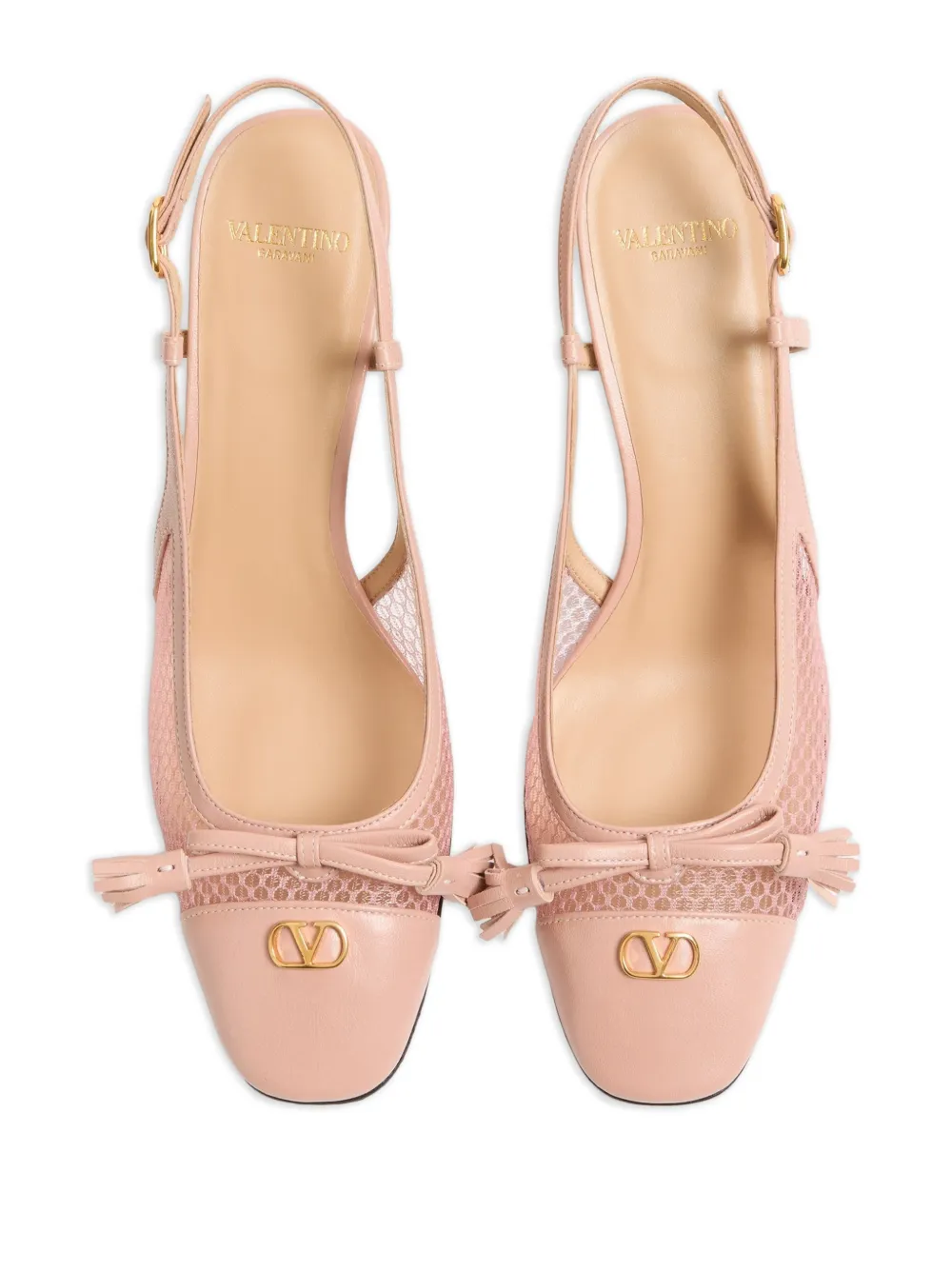 Valentino Garavani Valet Du Roi pumps met kwastje Roze