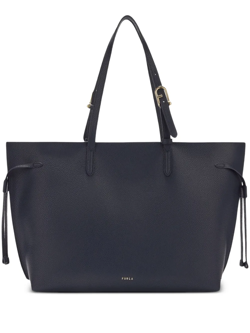 Furla large Ava leather tote bag - Blu
