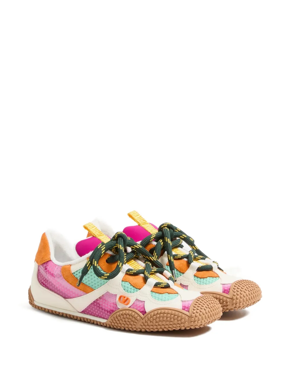 Valentino Garavani Amphibia VLogo sneakers - Roze