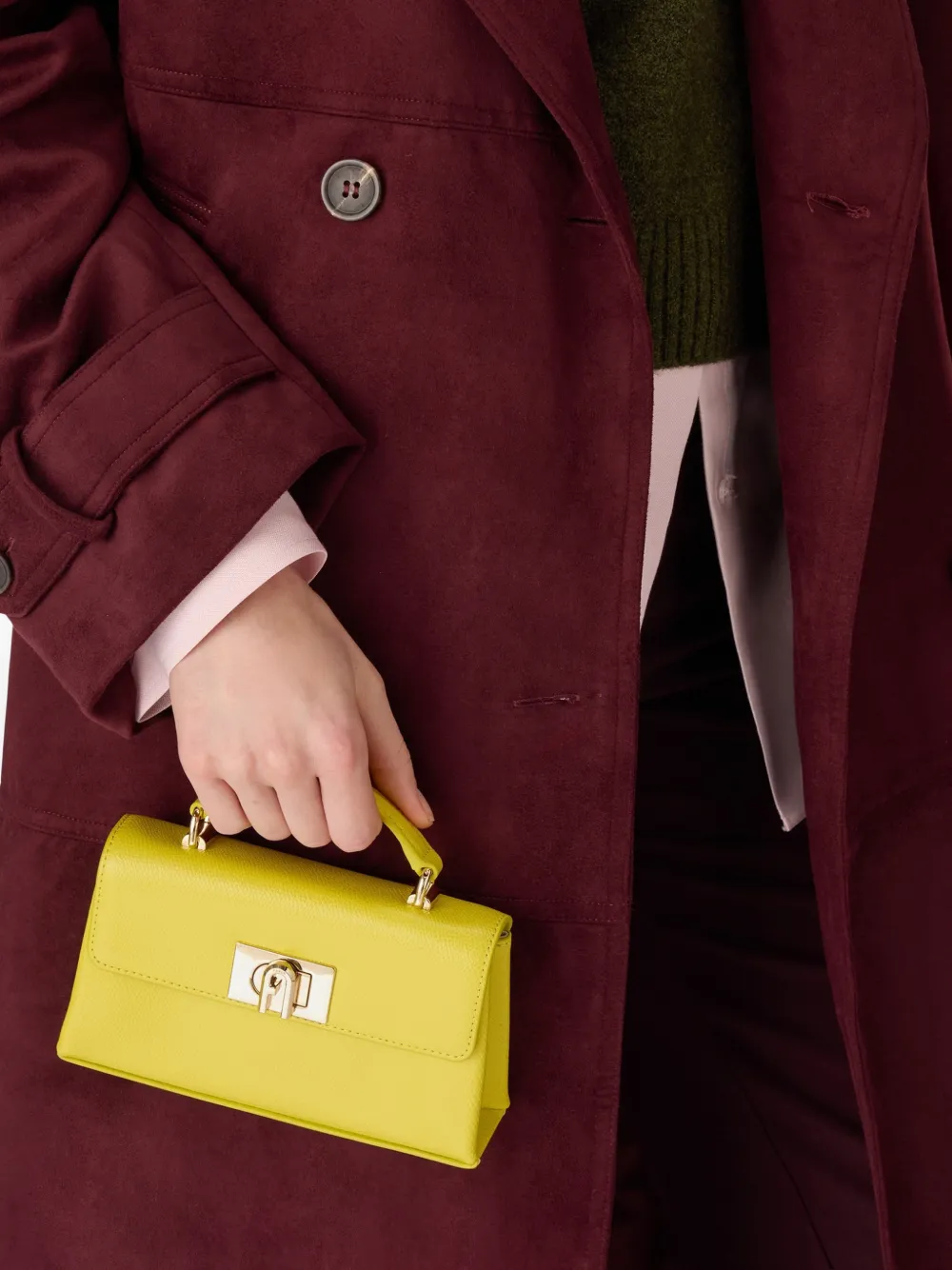 Furla Mini 1927 Crossbody Bag - Yellow 