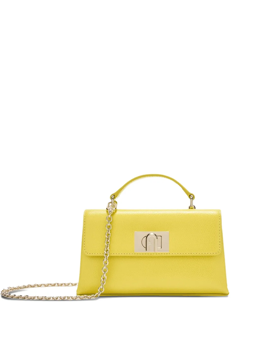 Furla Borsa tote 1927 mini in pelle - Giallo