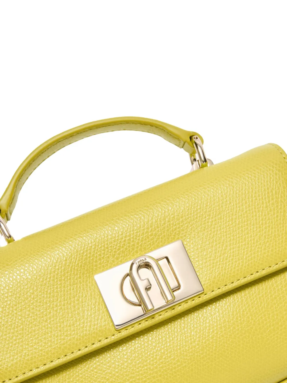 Furla 1927 leren shopper Geel