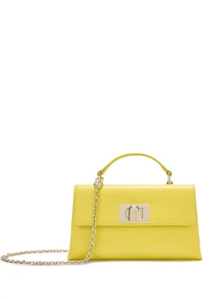 Furla 1927 レザーハンドバッグ ミニ | イエロー | FARFETCH JP