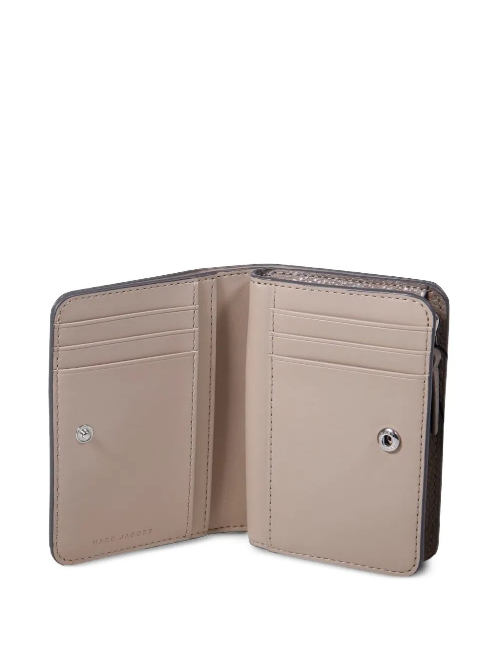 Marc Jacobs Portemonnee met logoplakkaat Grijs