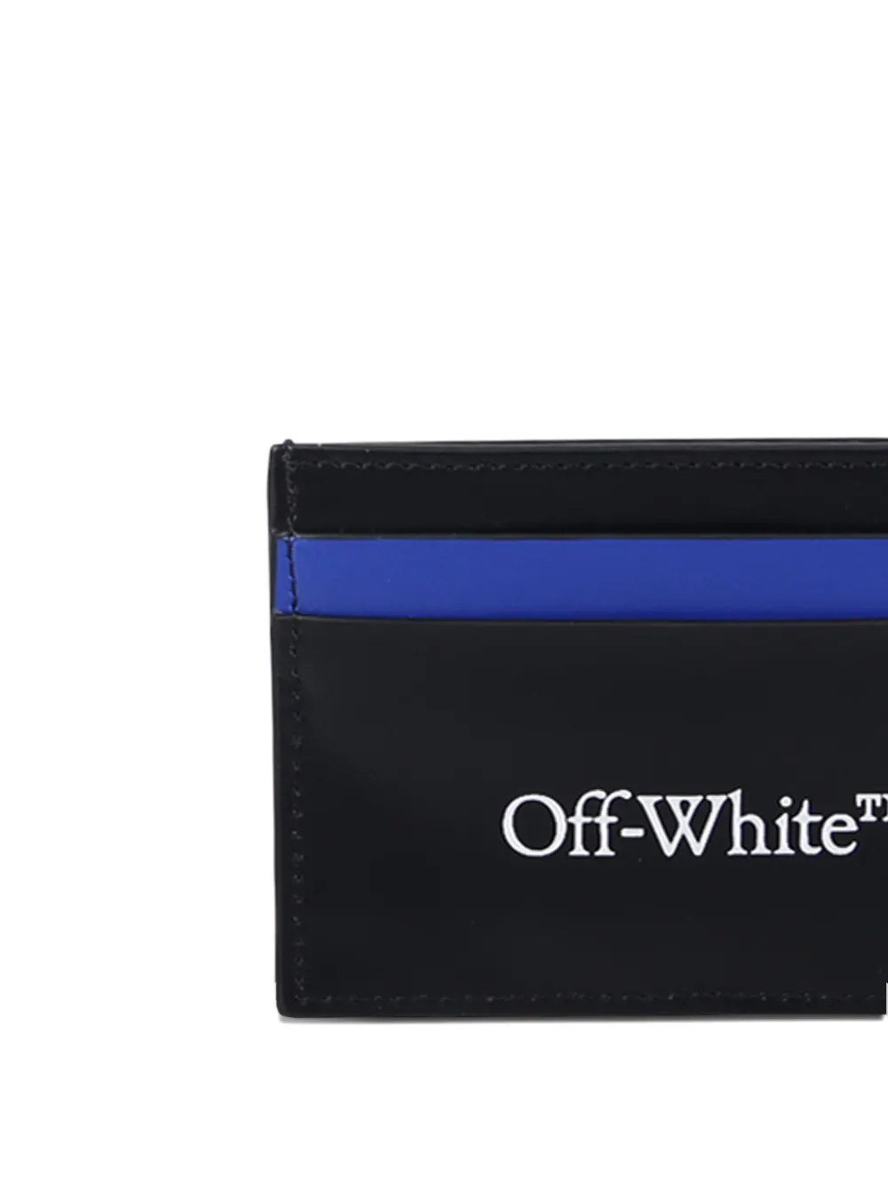 Off-white Logo-detail Cardholder In Black