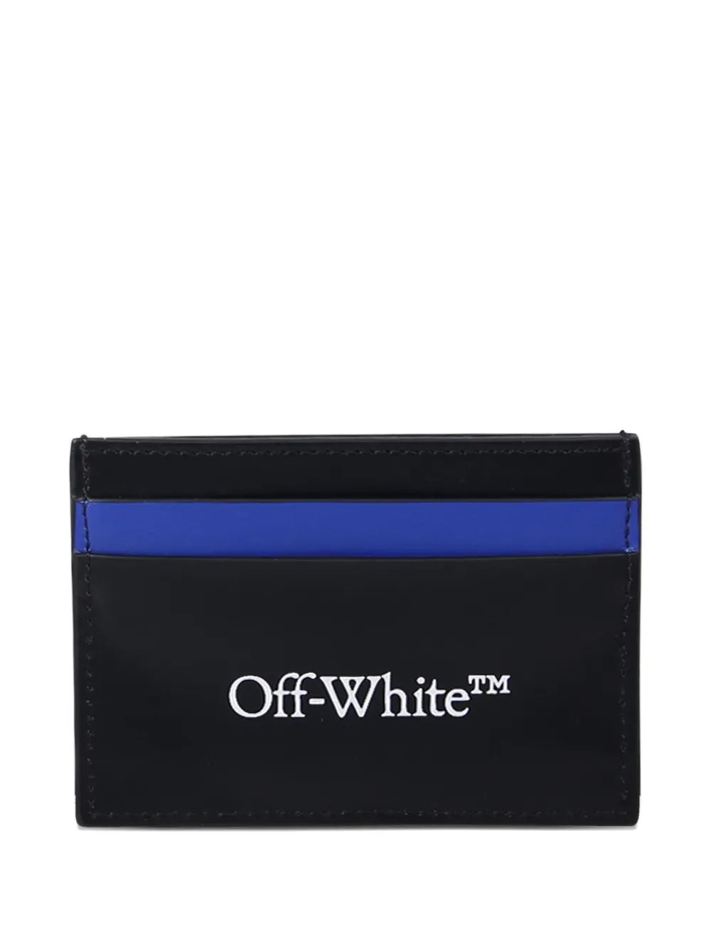Off-white Logo-detail Cardholder In Black