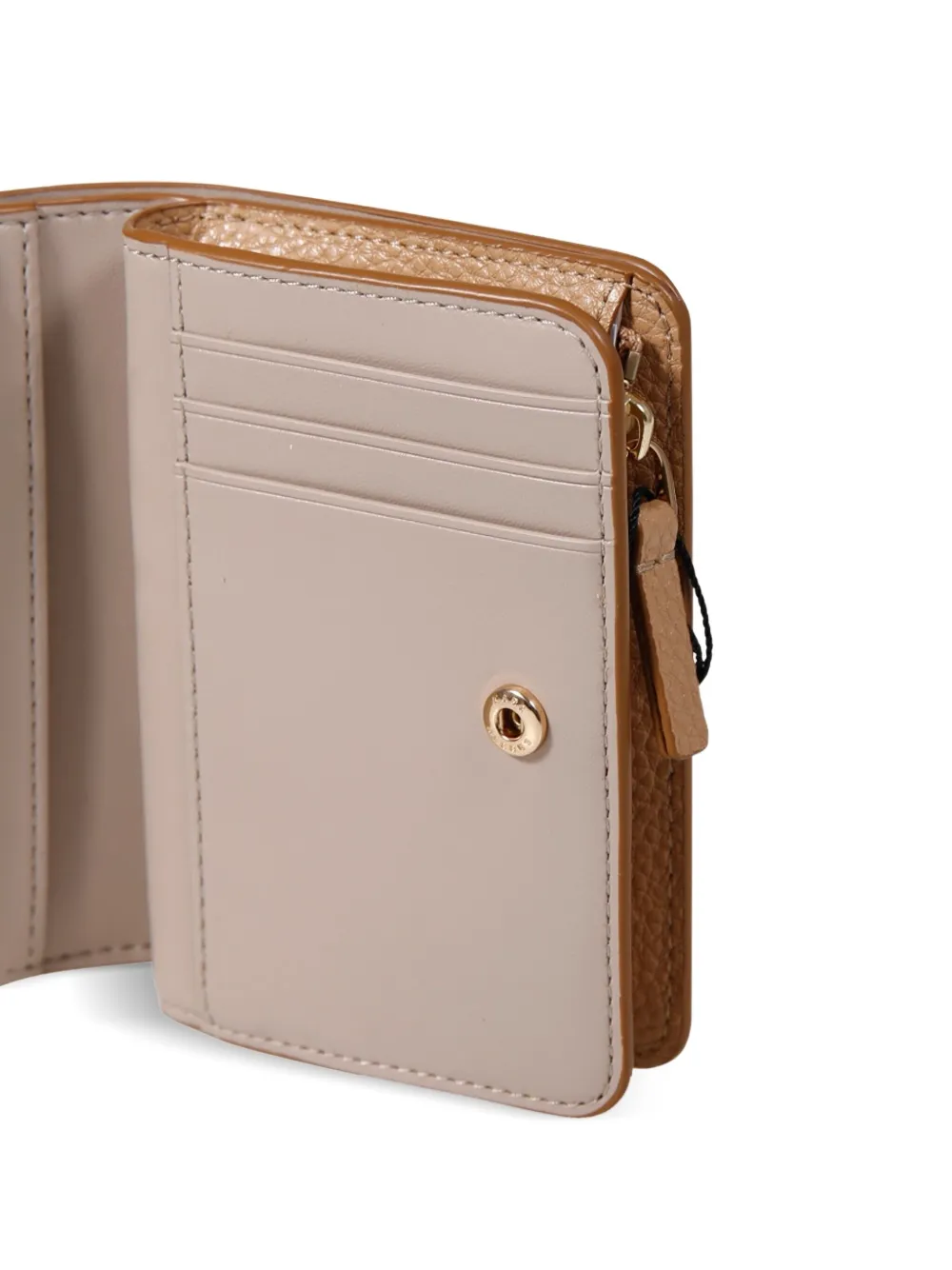 Marc Jacobs Portemonnee met logo Beige