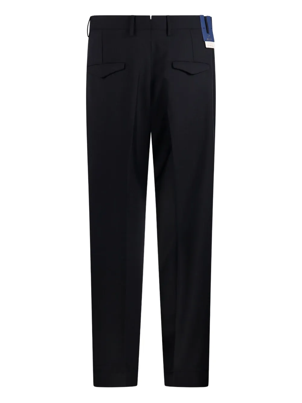 Santaniello Pleated-front Trousers In Black