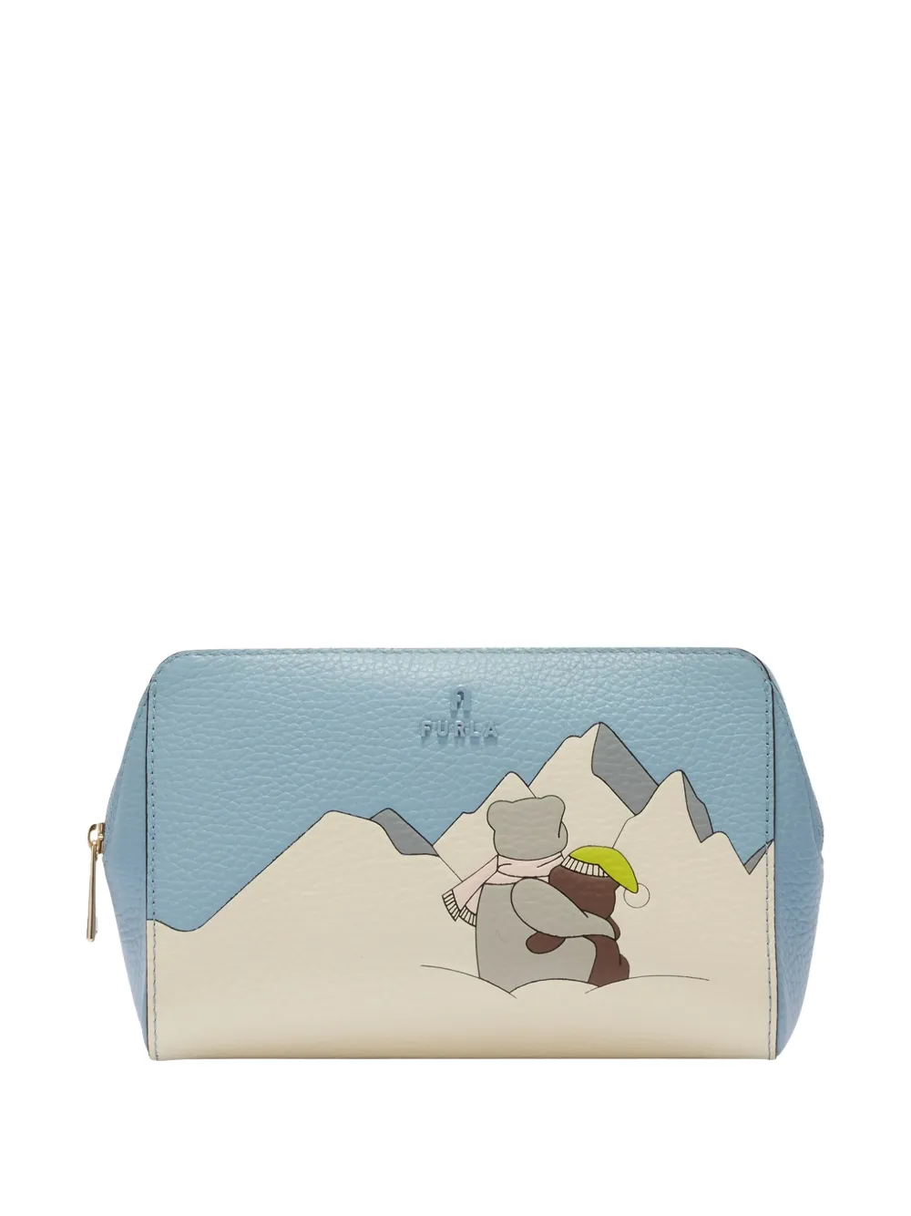 Furla large cosmetic case - Blu