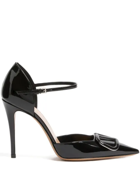 Valentino Garavani Vlogo-detail heeled pumps