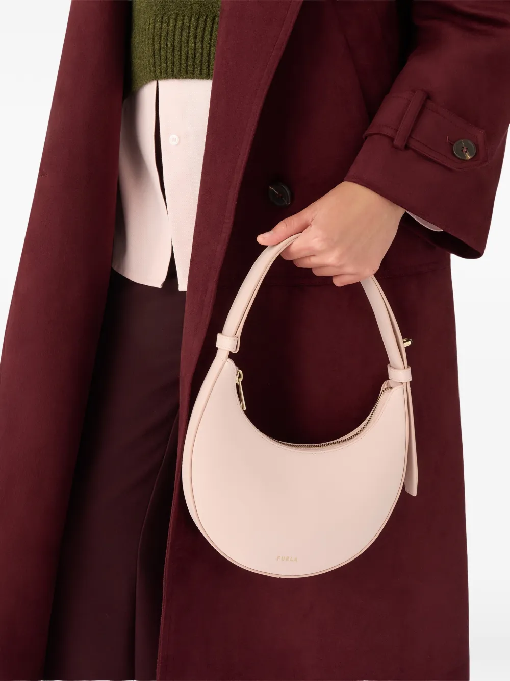Furla Delizia schoudertas Roze