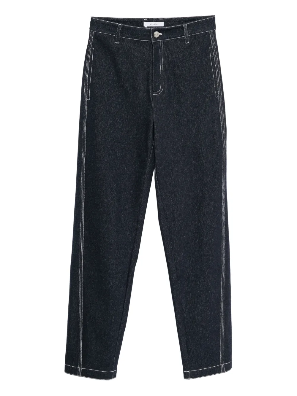 Max Mara Pantaloni affusolati denim - Blu