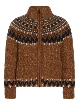 NICHOLAS DALEY WAFFLE ROLL NECK XS ブラウン Nicholas Daley Waffle