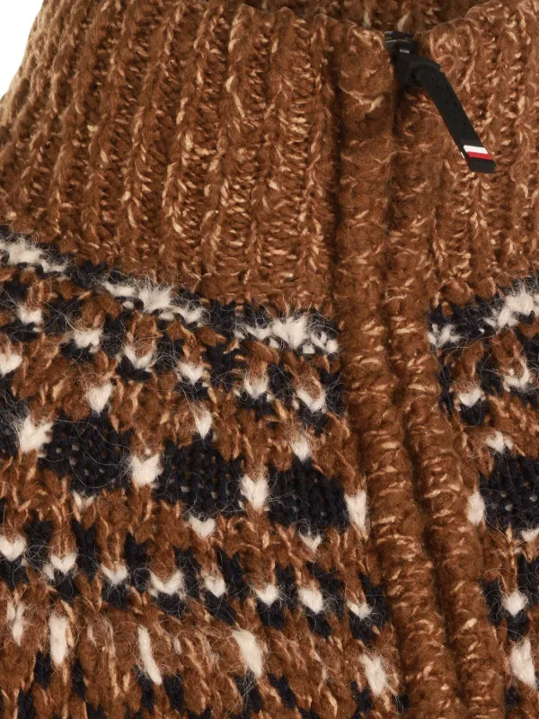 Moncler Grenoble Indren Zip Jacket | Brown | FARFETCH