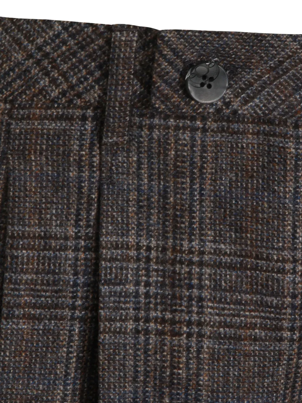 GTA Pantalone checked cuffed pants - Bruin