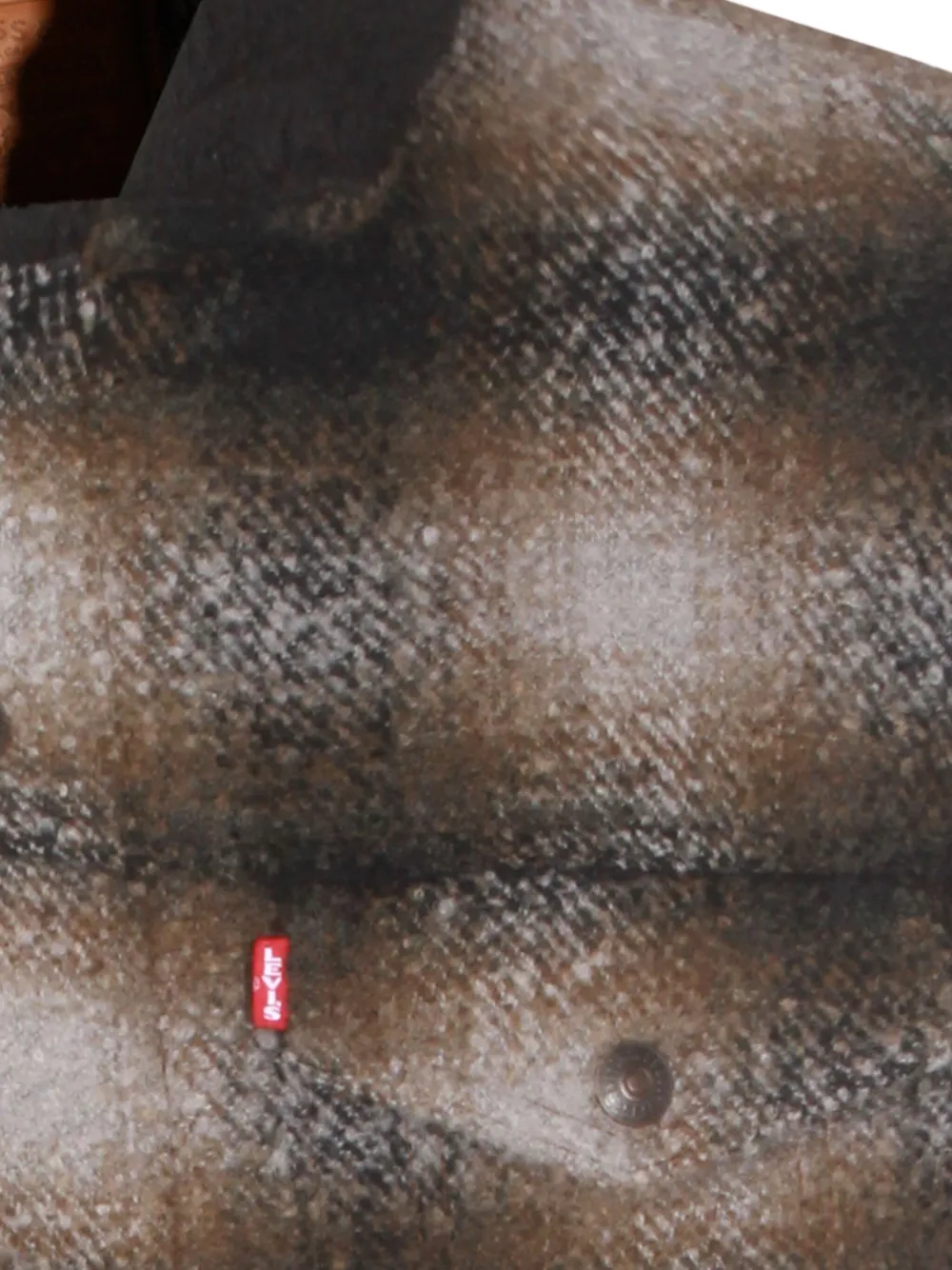 Levi's Plaid Jacket In Brown