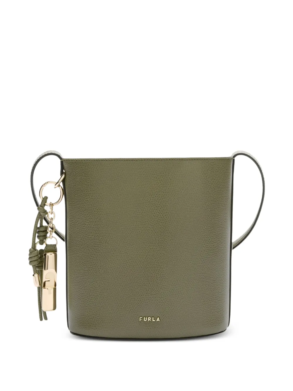 Furla Roxie leren bucket-tas Groen