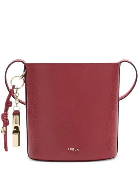 Furla Roxie charm leather bucket bag