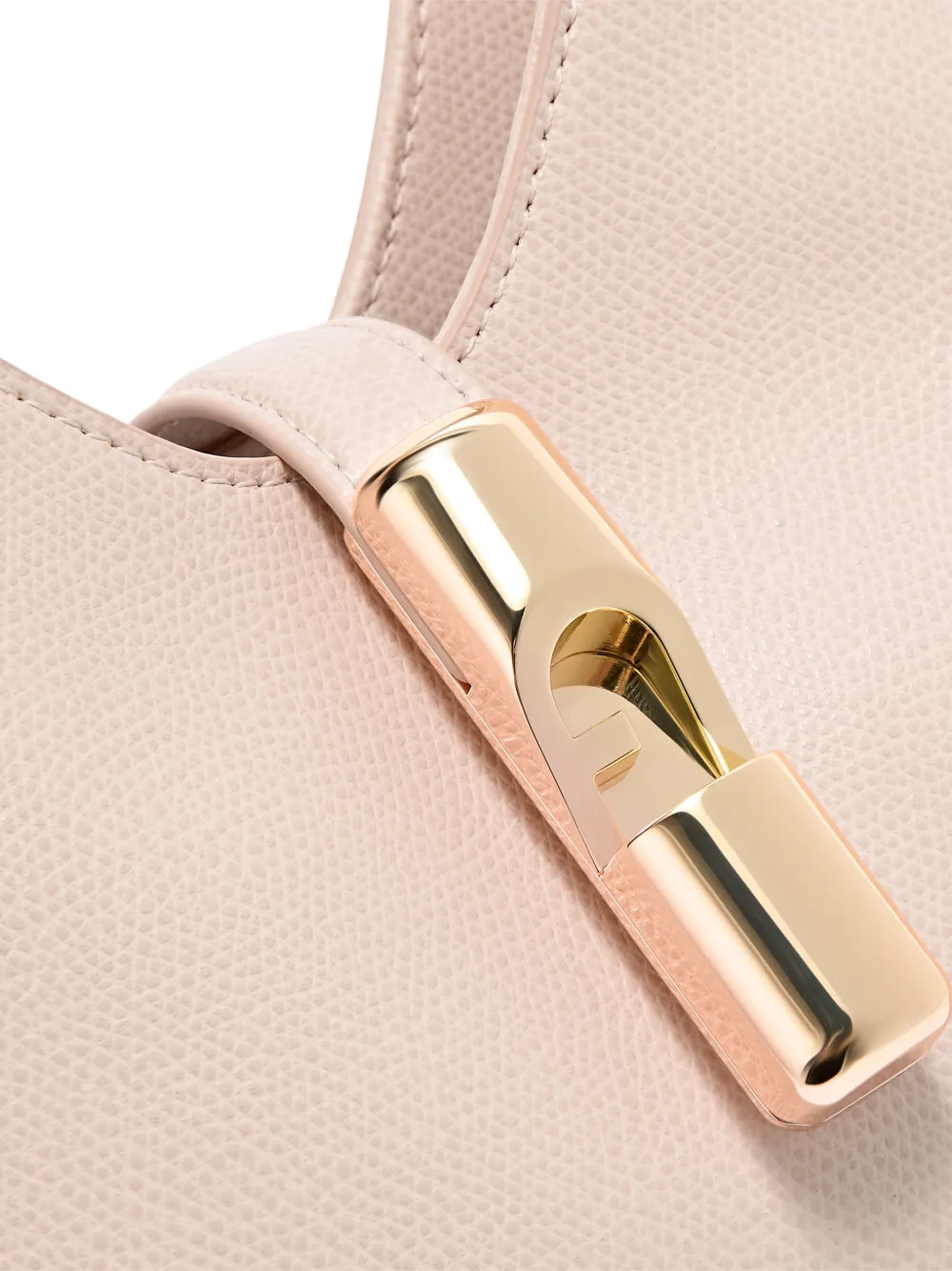 Furla Mini-tas met cilindervormige hardware en print Roze