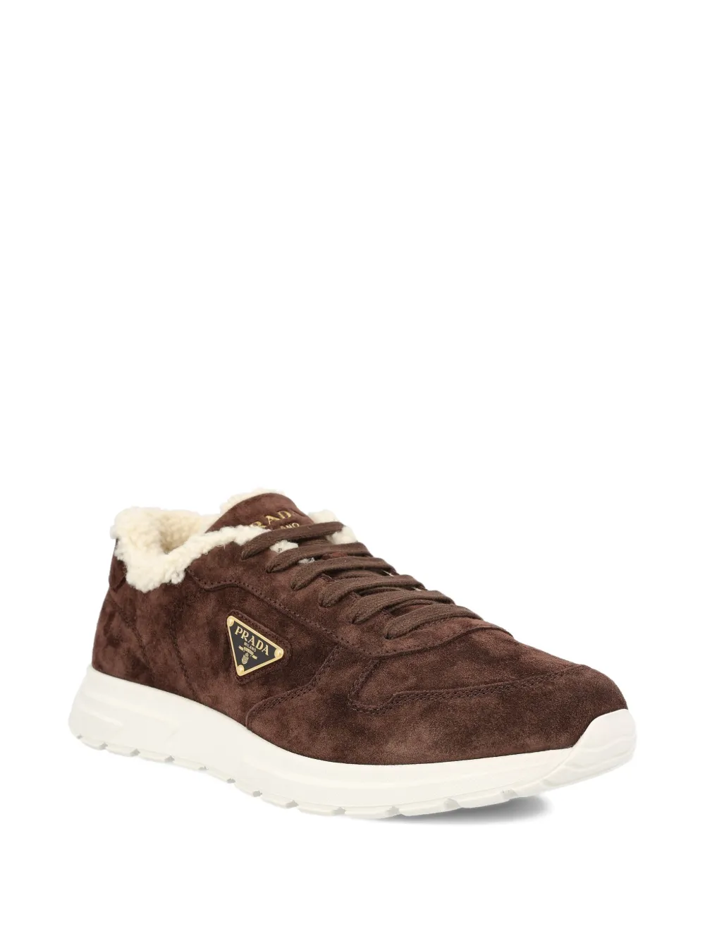 Prada träningsskor i fårskinn med logotyp | Låga sneakers | Image 2