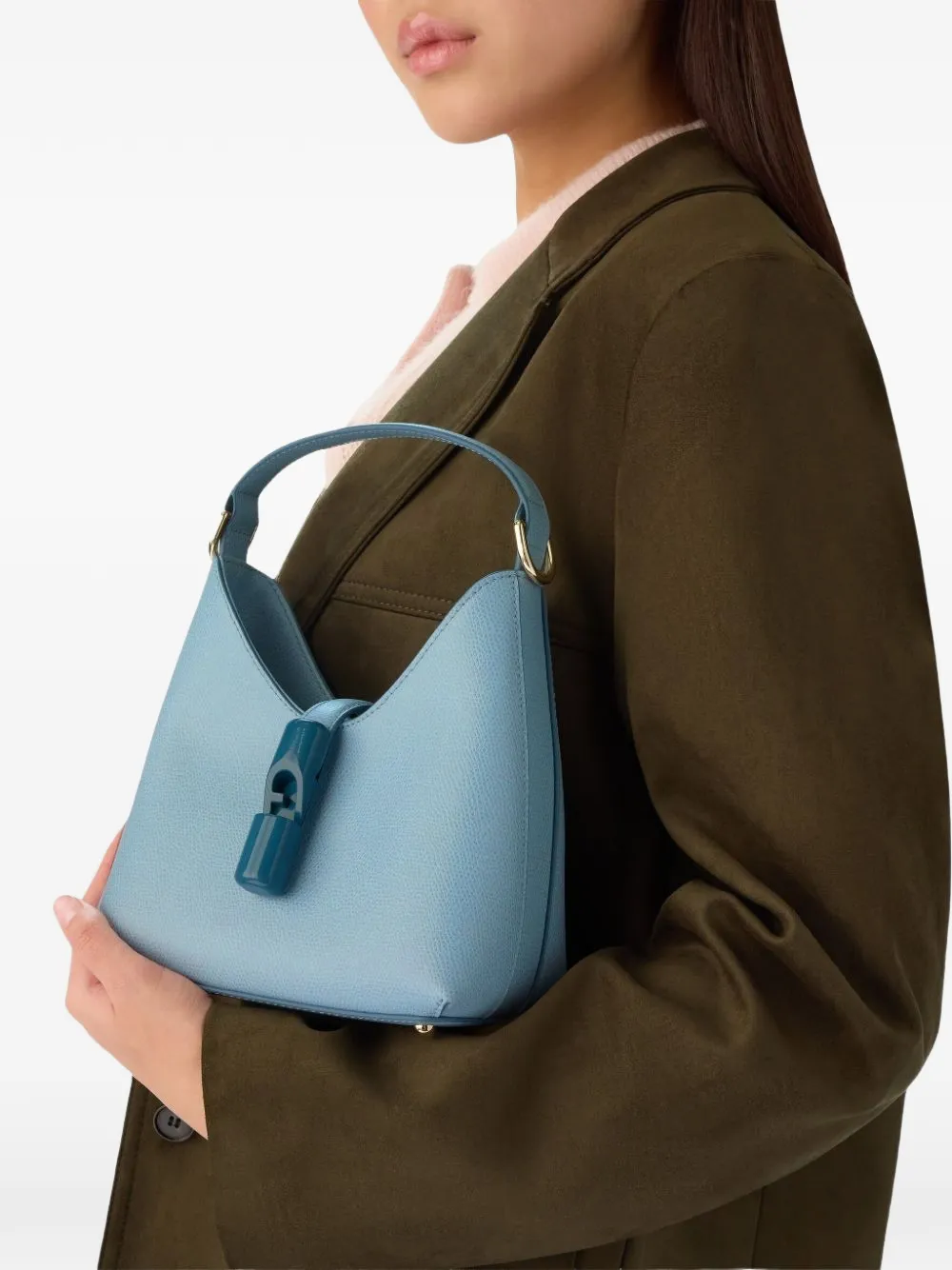  Furla Mini Iridescent Tote Bag - Blue 