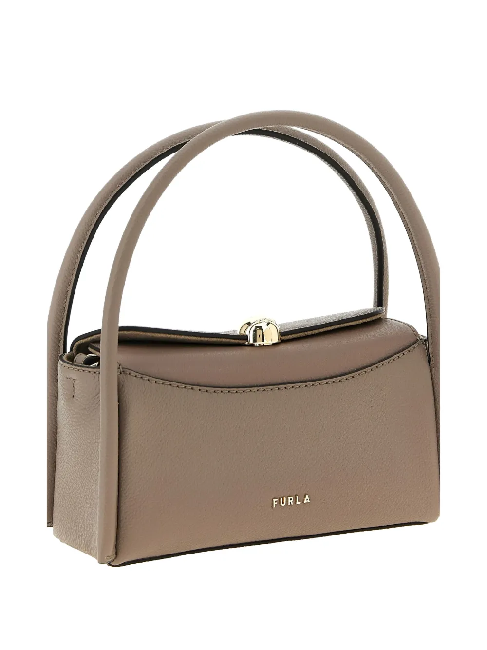  Furla Nicole Grained-effect Mini Bag - Neutrals 
