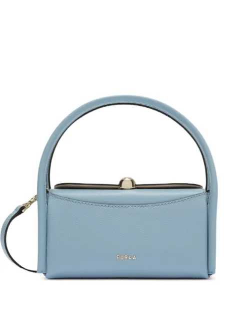 Furla tubular strap boston tote bag