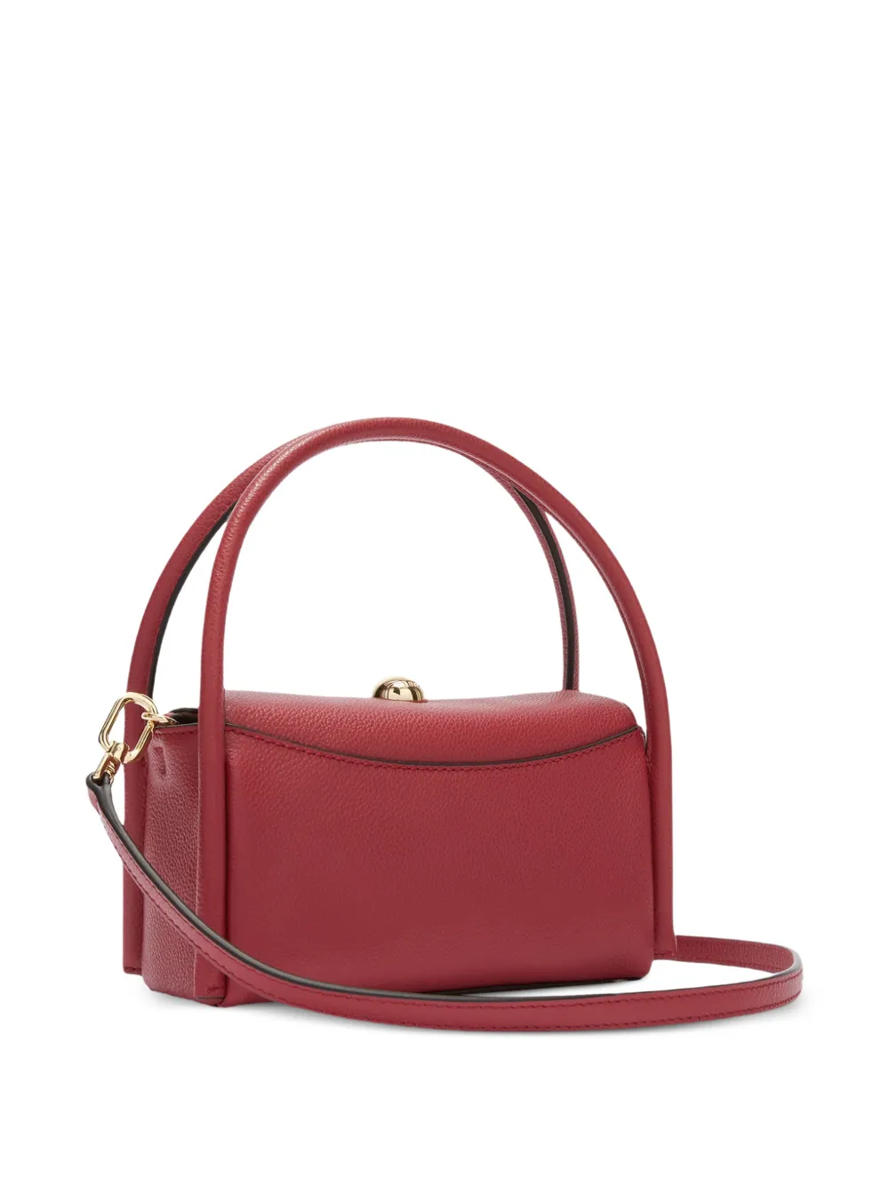 Furla Boston shopper met logodetail Rood