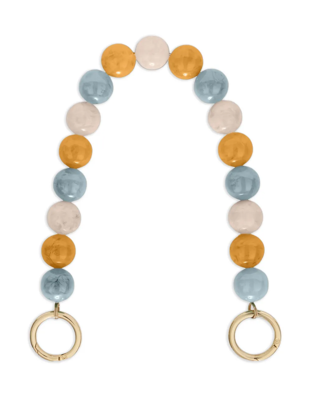 Furla Marmorierte Myfurla Riemen - Blau