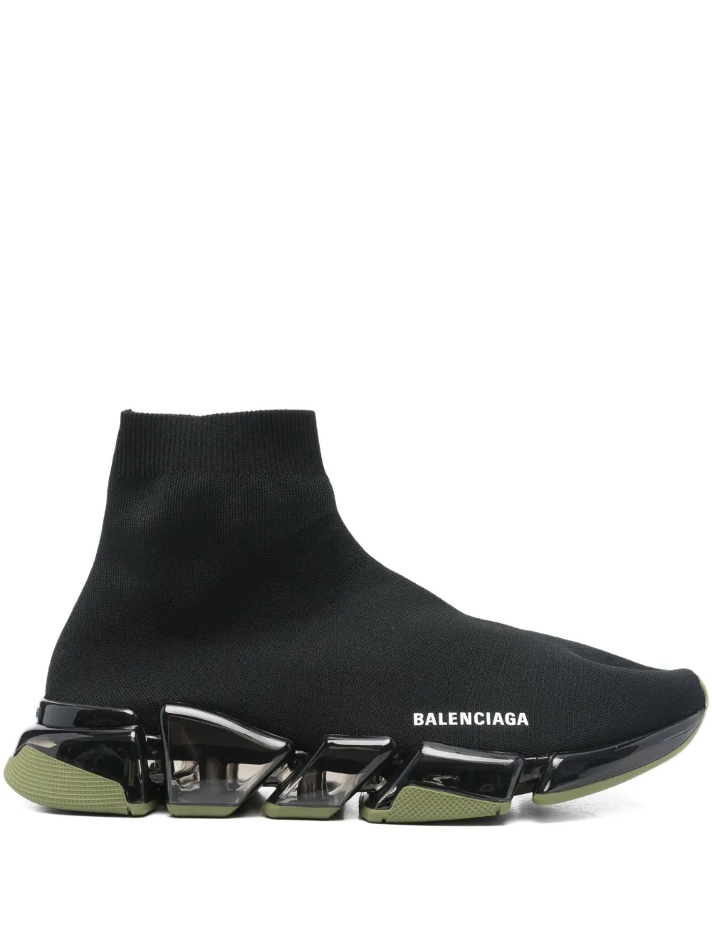 Balenciaga tenis estilo calcetín | negro | Image 1