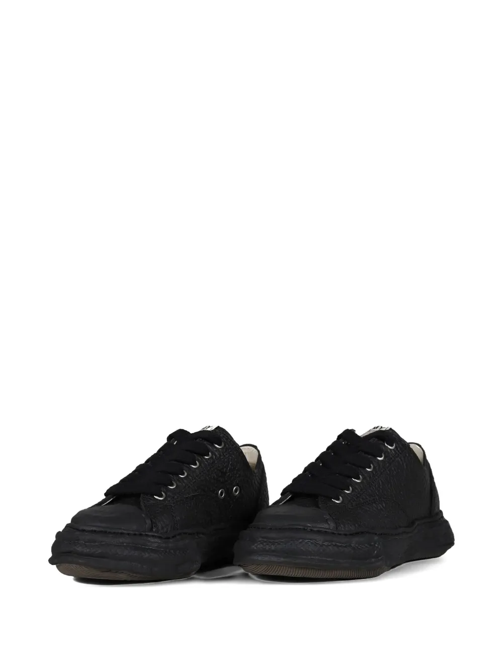 Miharayasuhiro Textured Sneakers In Black