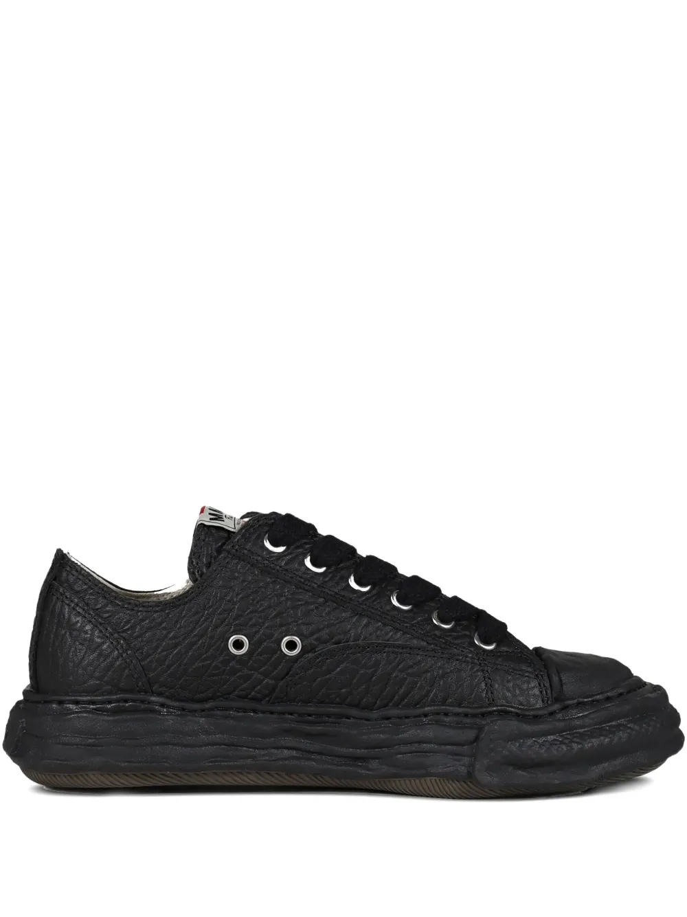 Miharayasuhiro Textured Sneakers In Black