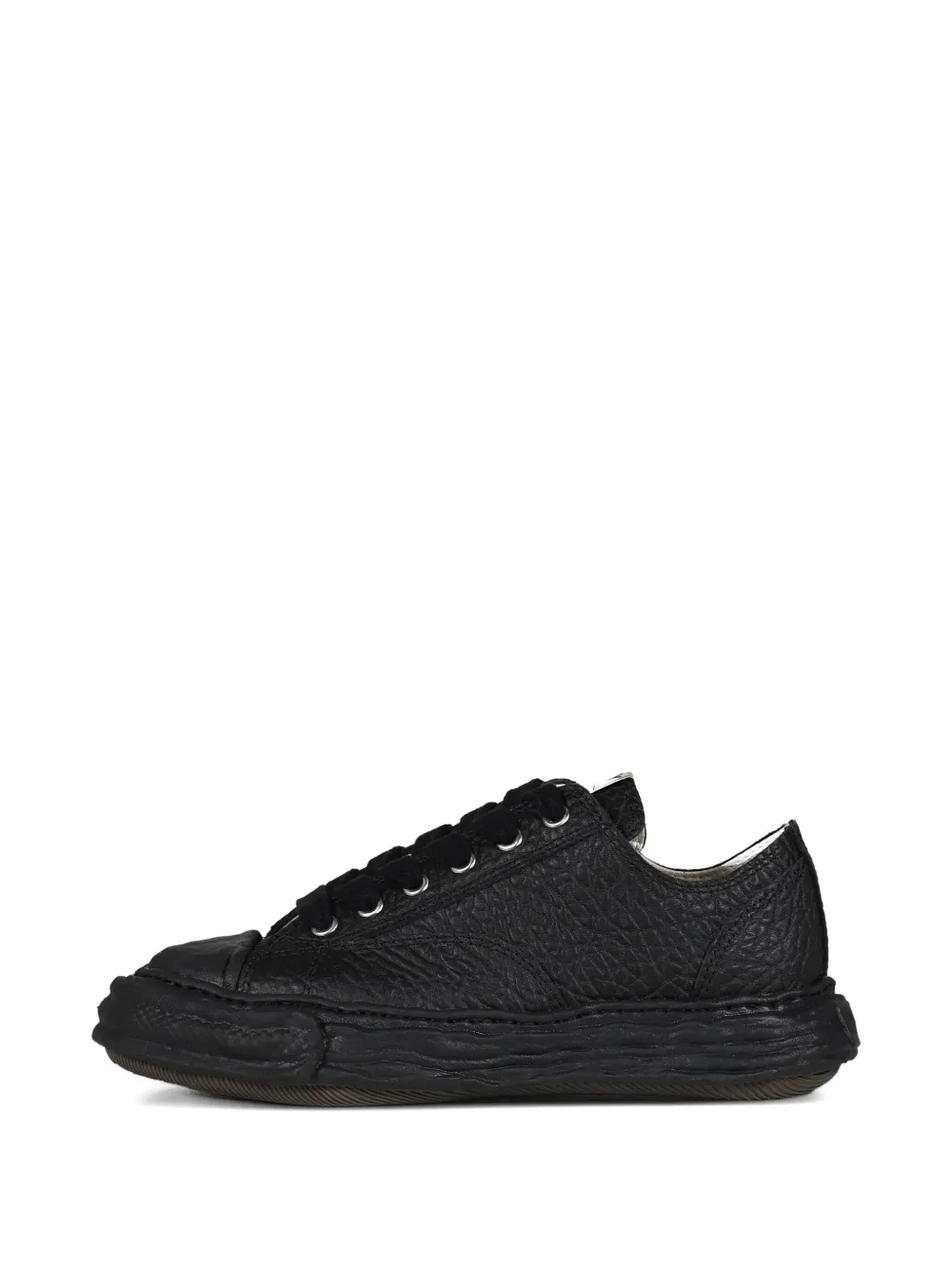 Miharayasuhiro Textured Sneakers In Black