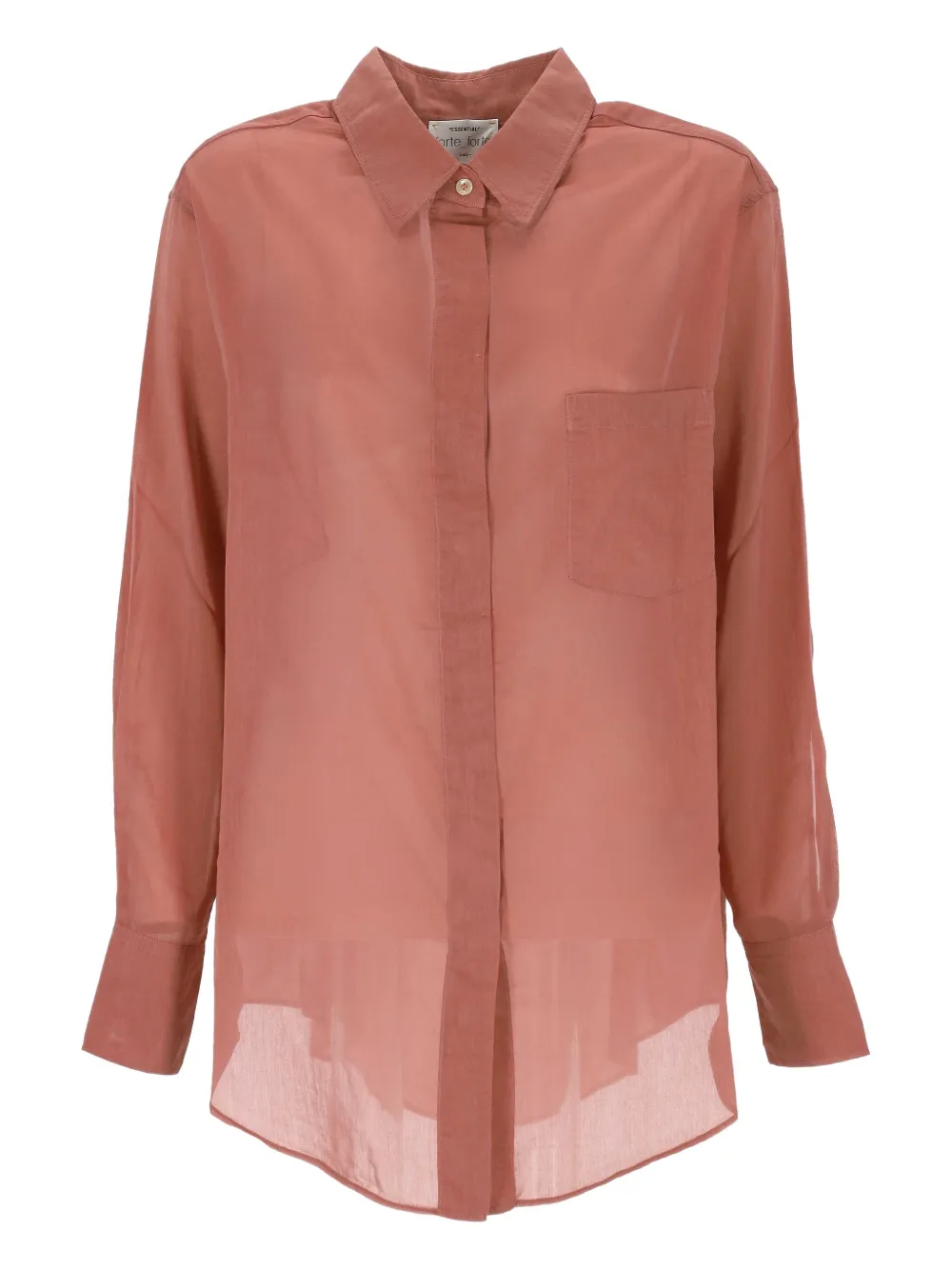 Forte Forte Oversized Shirt In Brown