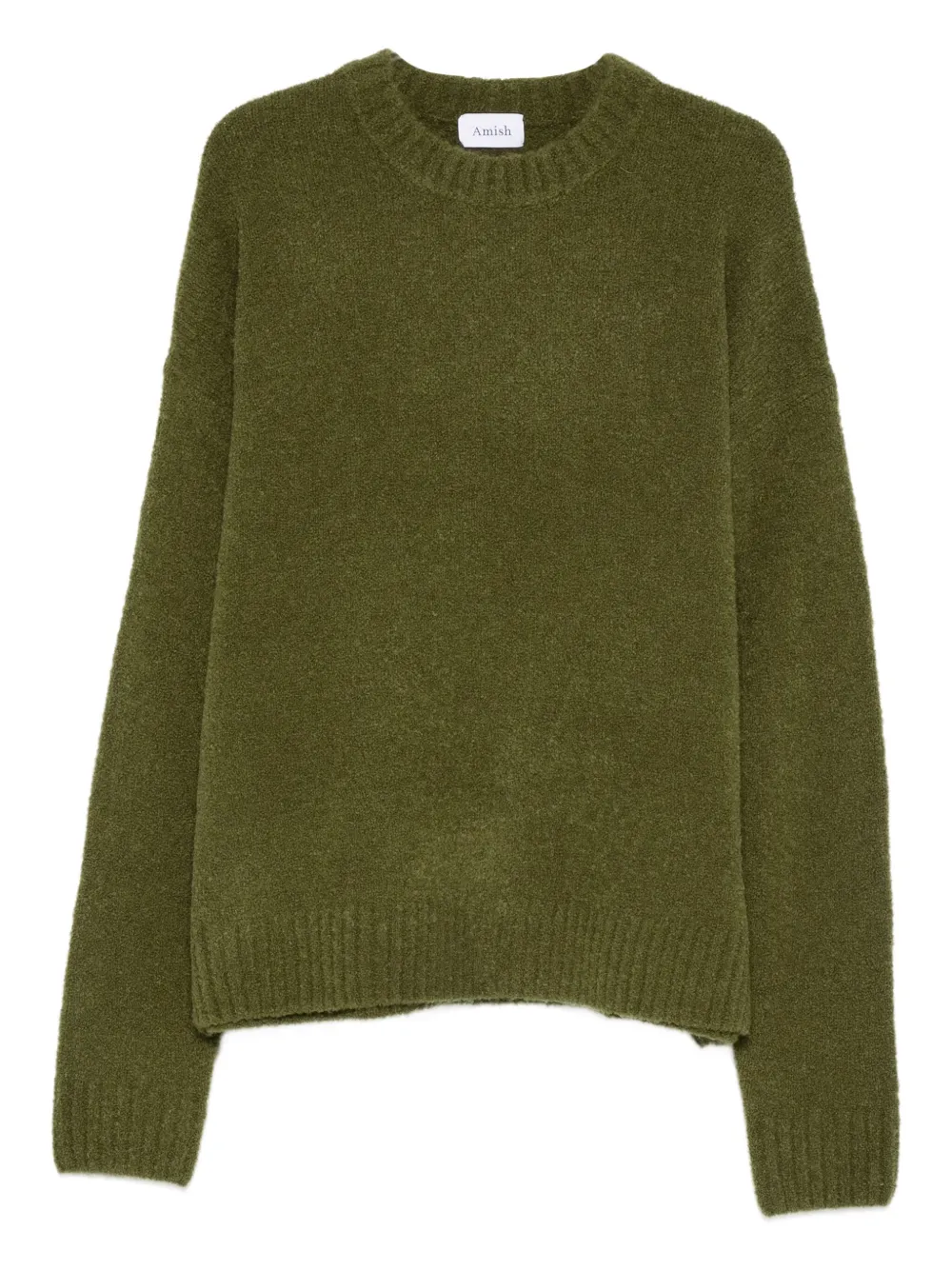 AMISH jersey con cuello redondo | verde | Image 1