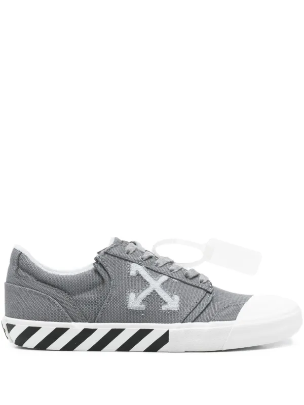 その他 WCCF08-09 Off-White Vulcanizedanized Undercut stripe-print Sneakers | Grey