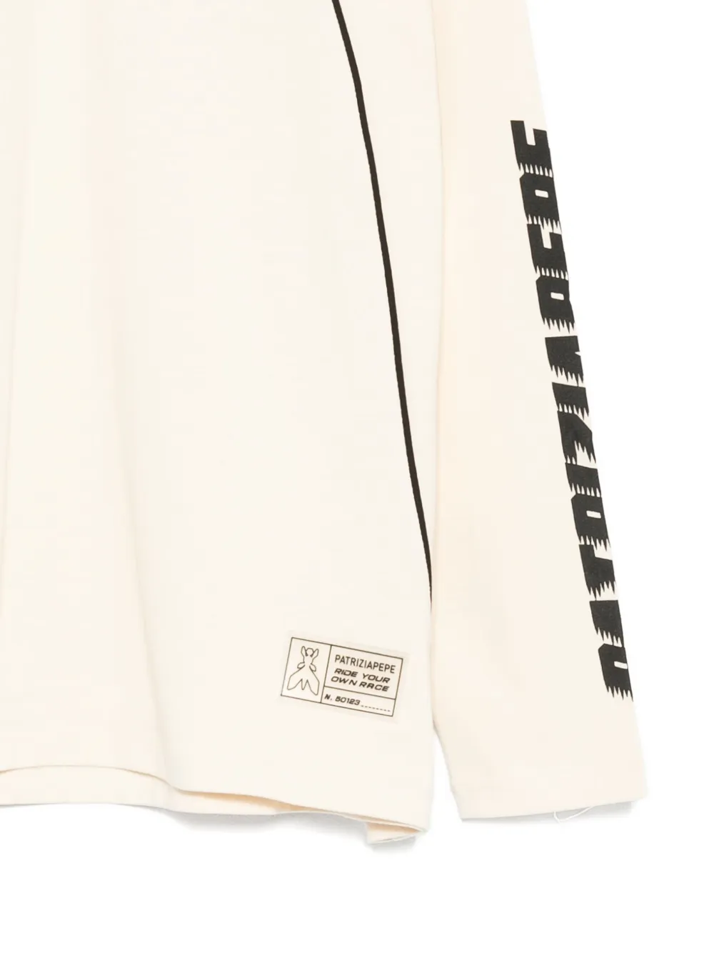 Patrizia Pepe T-shirt met lange mouwen Beige