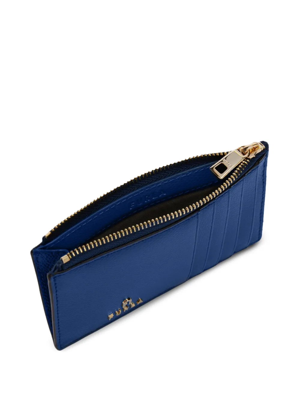 Furla Camelia medium pasjeshouder met ritssluiting Blauw