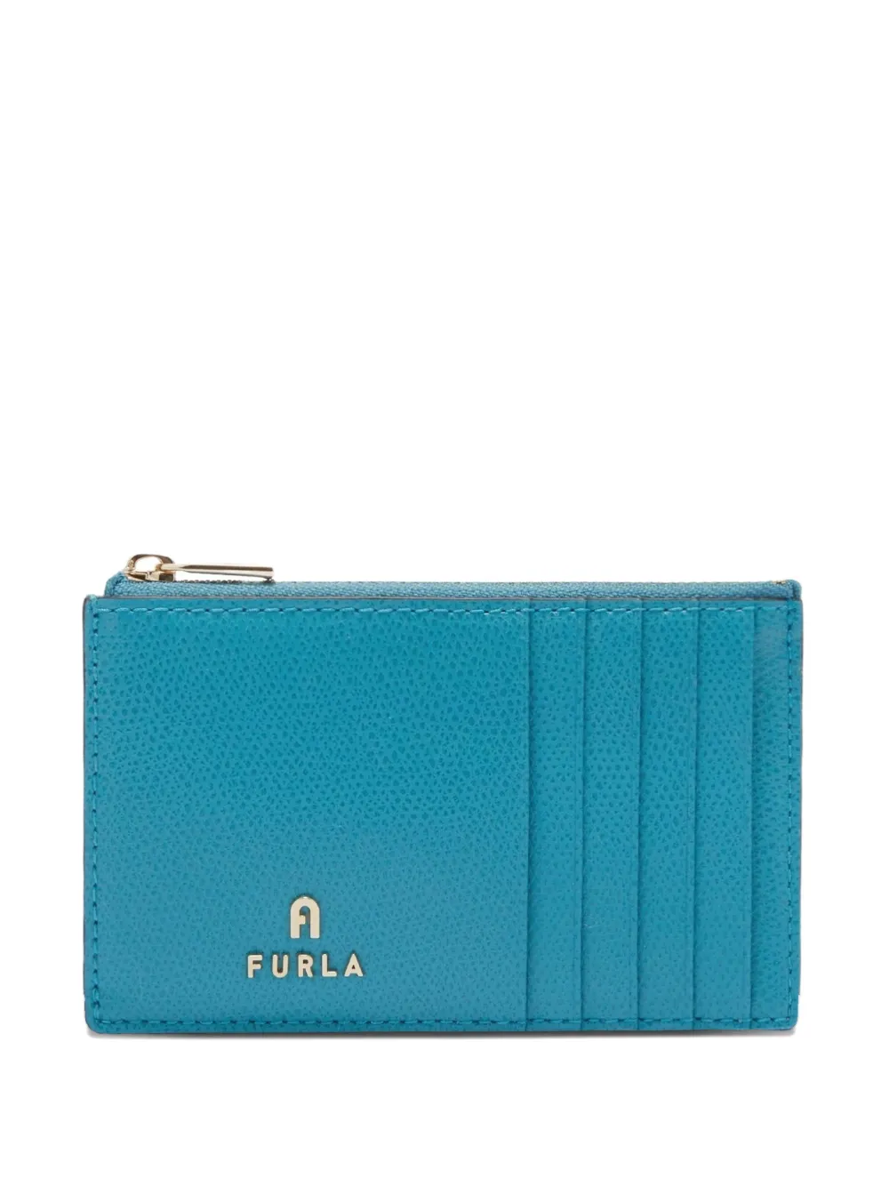 Furla Portacarte Camelia medio con zip - Blu