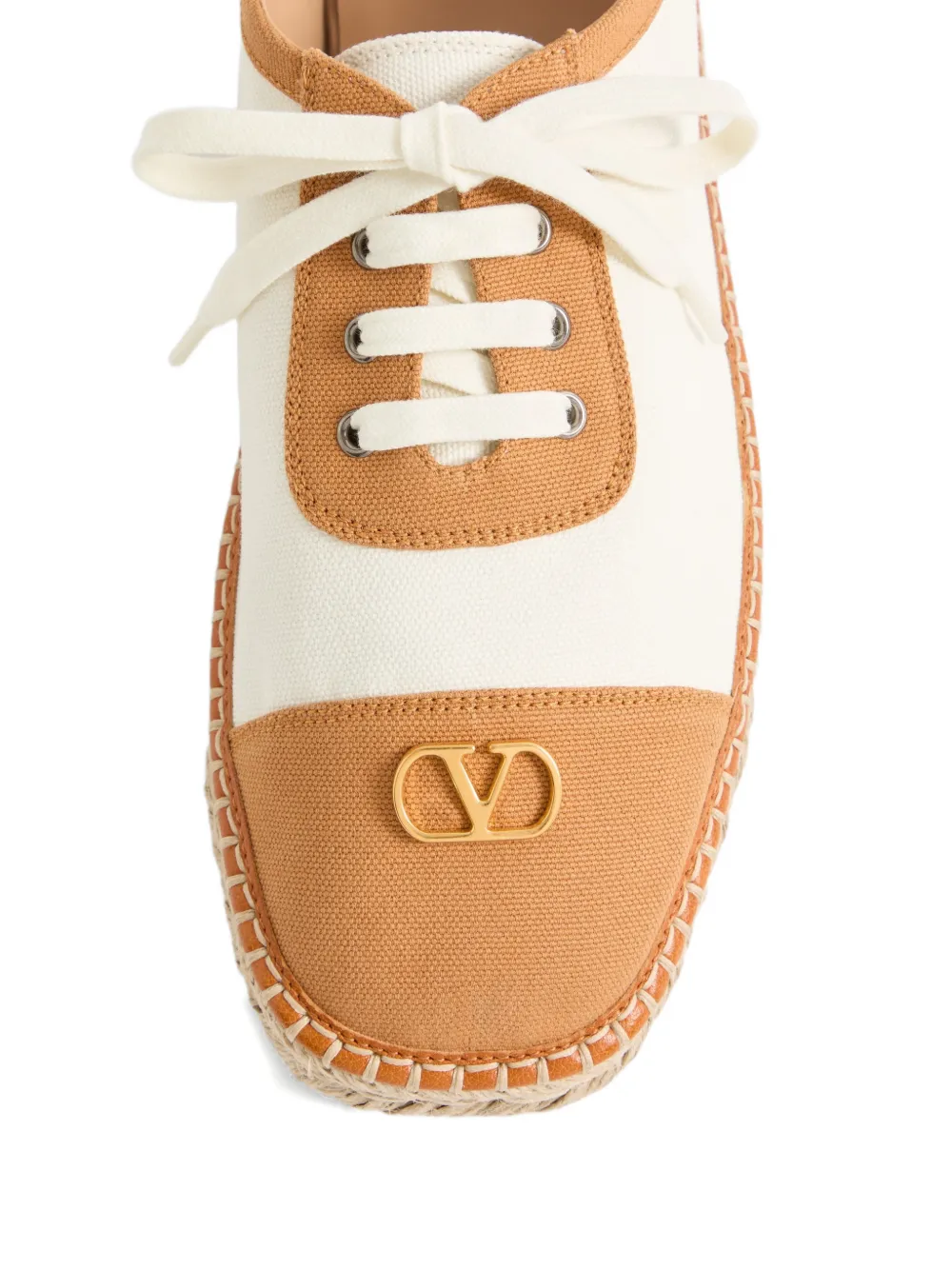 Valentino Garavani VLogo Palm Avenue espadrilles Wit