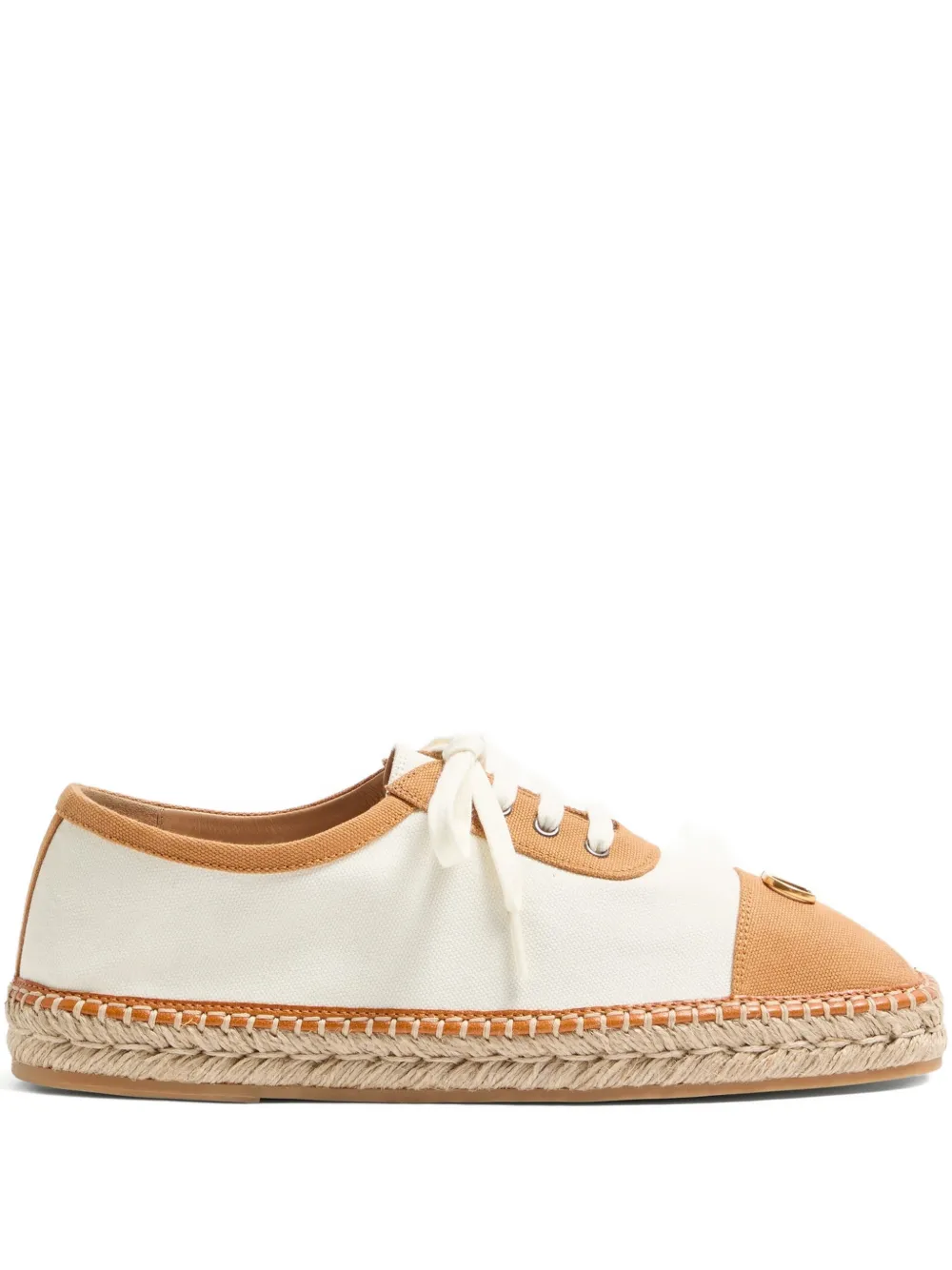 Valentino Garavani VLogo Palm Avenue espadrilles Wit
