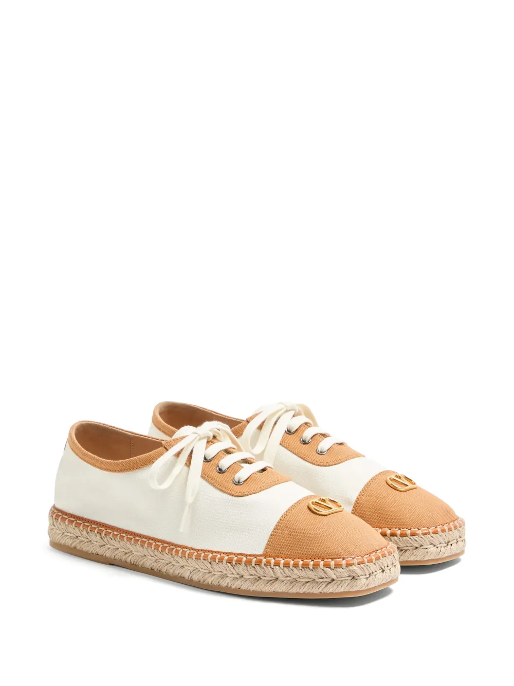 Valentino Garavani VLogo Palm Avenue espadrilles Wit