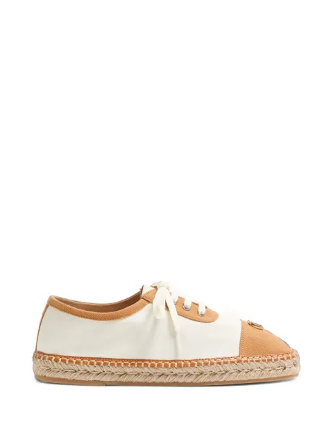 Valentino Garavani Palm Avenue espadrilles in canvas and buffalo