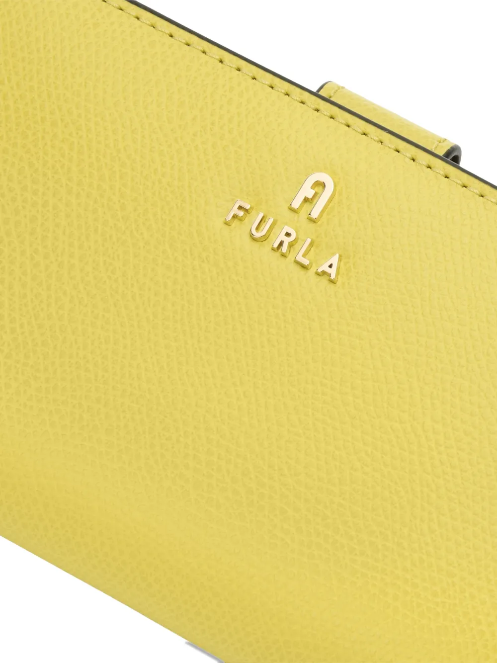 Furla Camelia compacte portemonnee Geel
