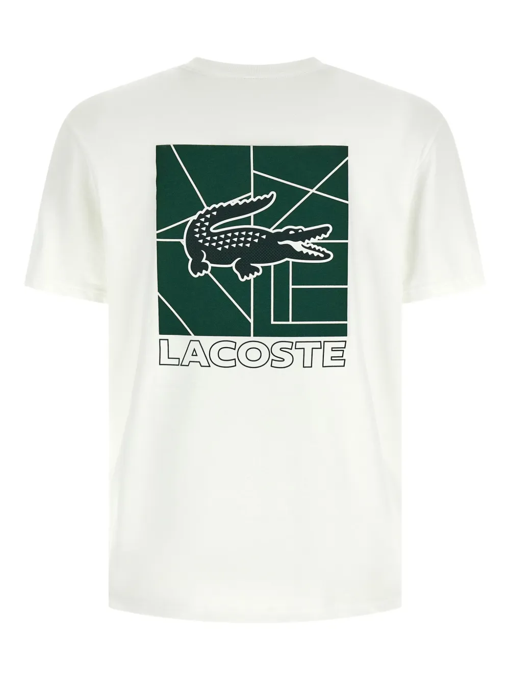 Lacoste logo-print T-shirt - Wit
