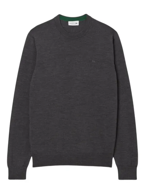 Lacoste crew-neck merino-wool sweater