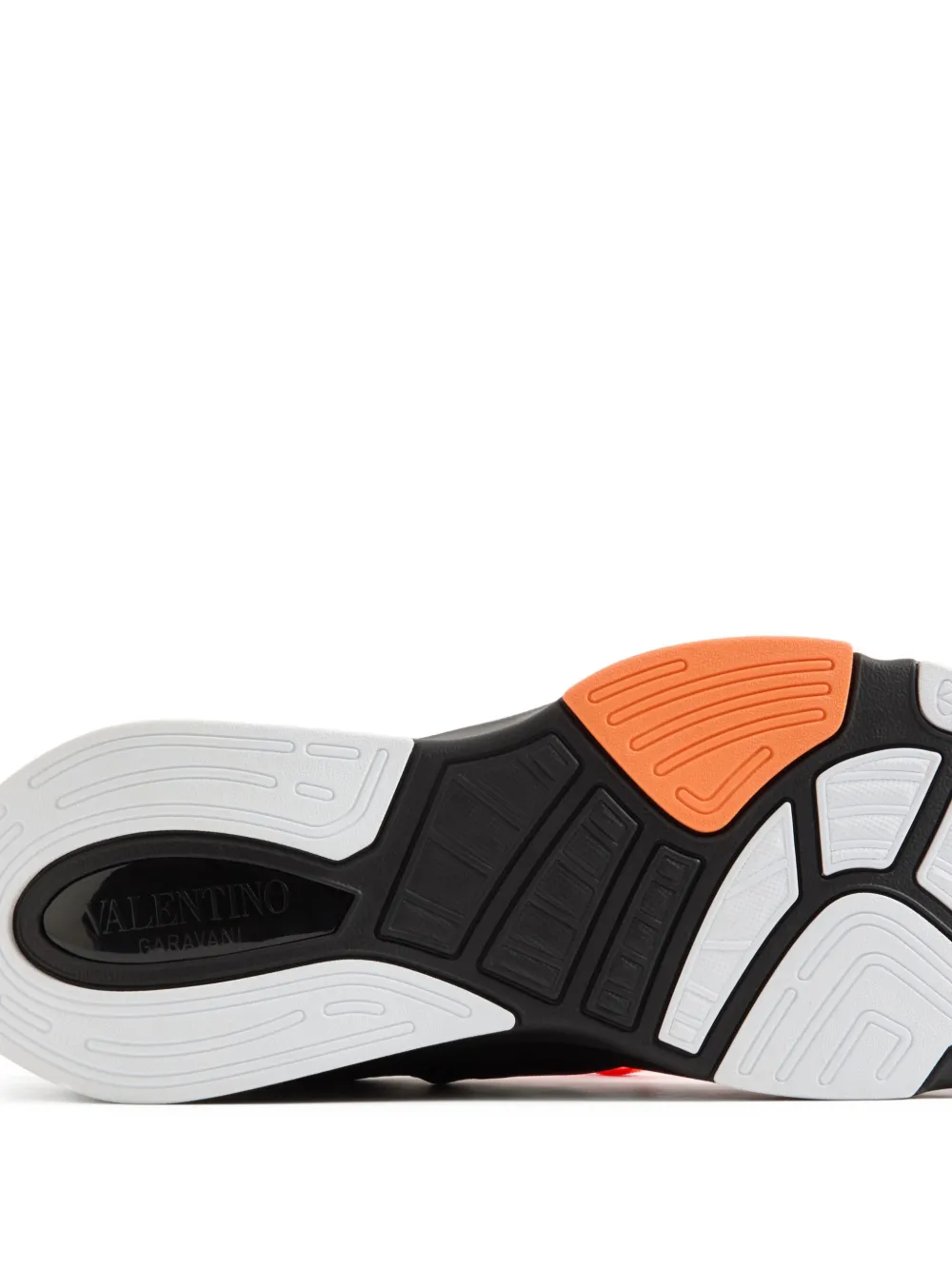 Valentino Garavani animal-patch low-top sneakers Zwart