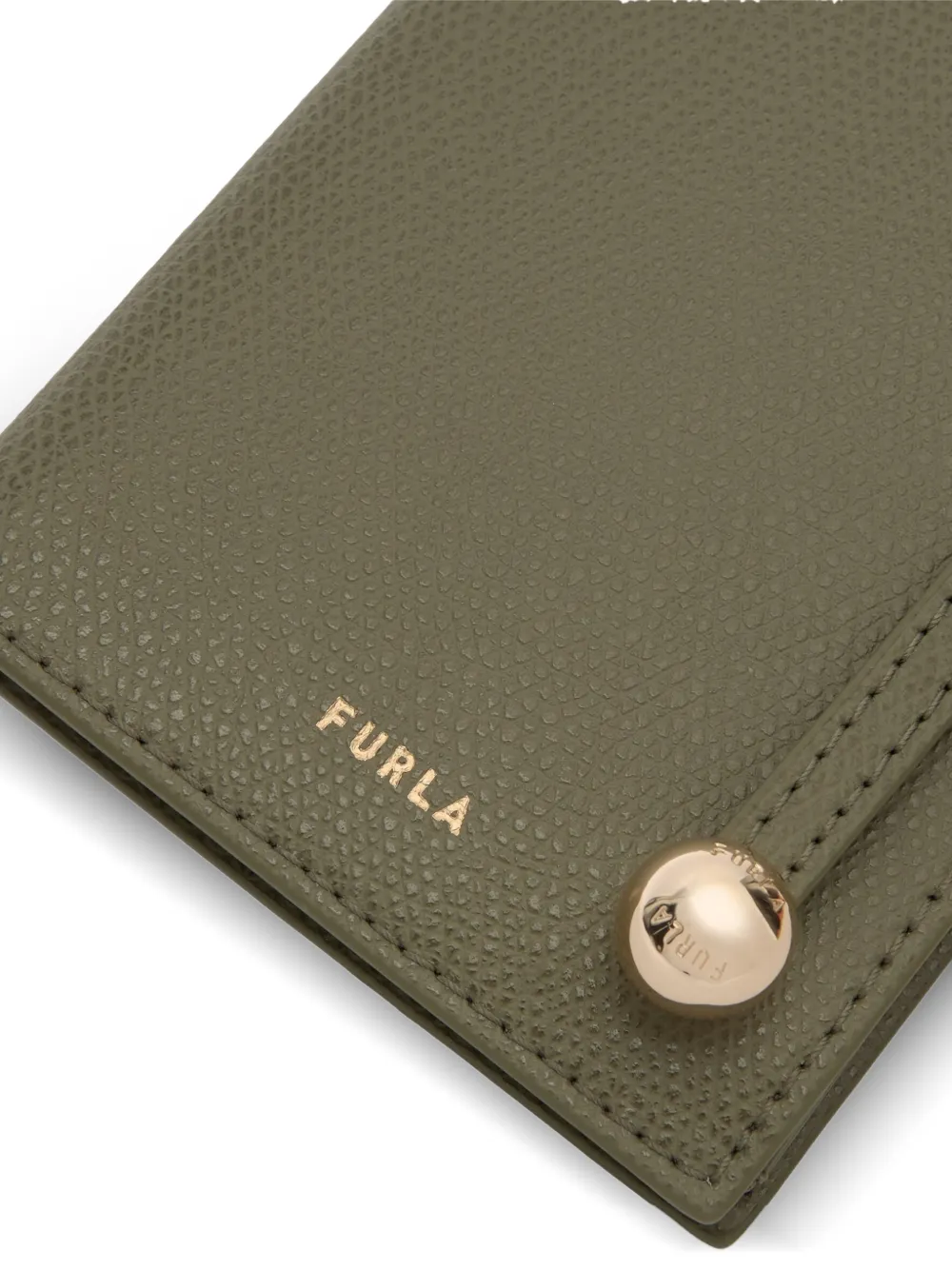 Furla Laura kleine leren pasjeshouder Groen