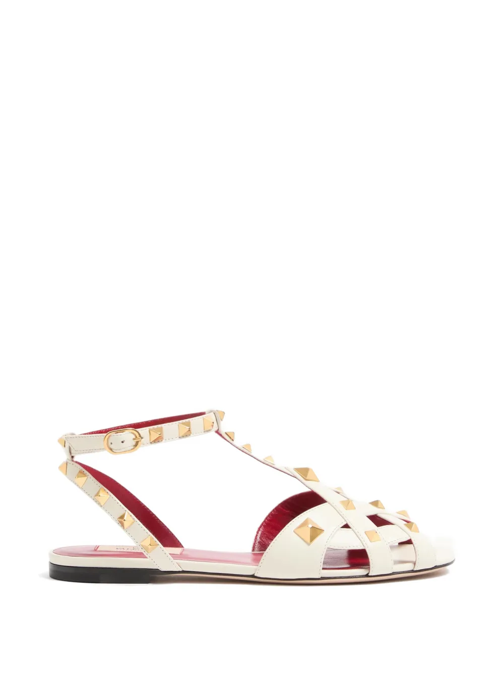 Valentino Garavani Sandali con borchie - Toni neutri