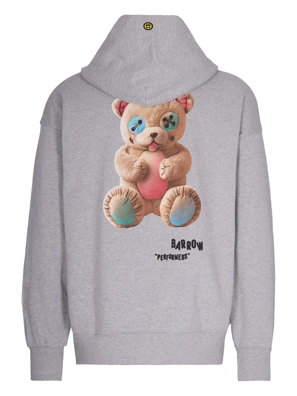 Barrow Felpa Con Stampa Grigio In Gray